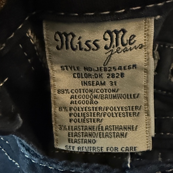 Miss Me Dark Indigo Straight Leg Jeans - Picture 2 of 6